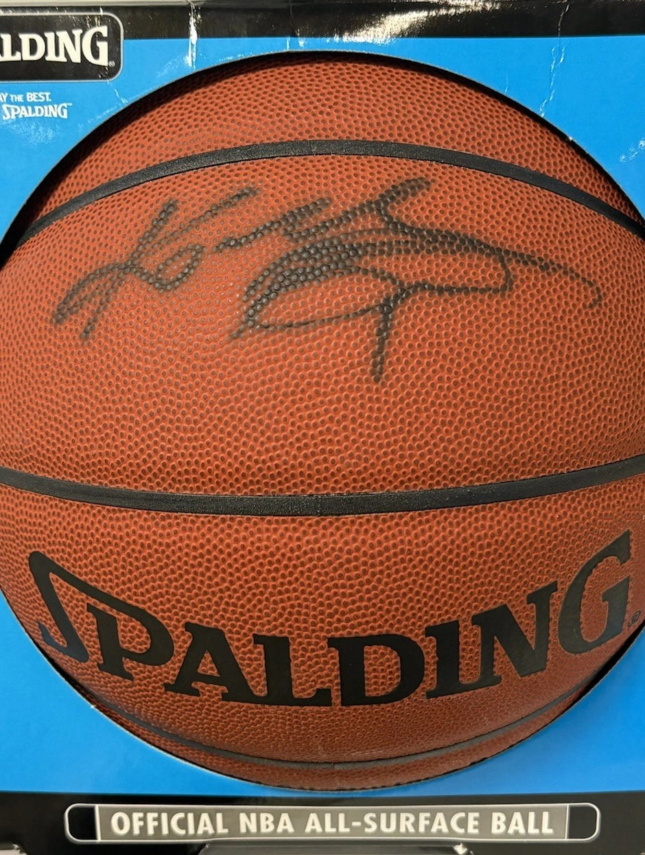 Kobe Bryant LA Lakers Signed NBA Spalding Basketball PSA COA