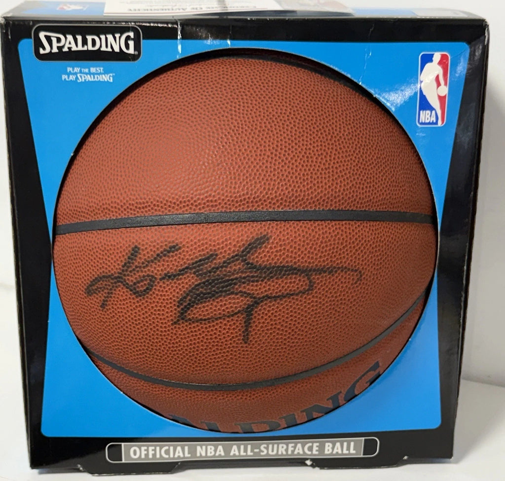 Kobe Bryant LA Lakers Signed NBA Spalding Basketball PSA COA