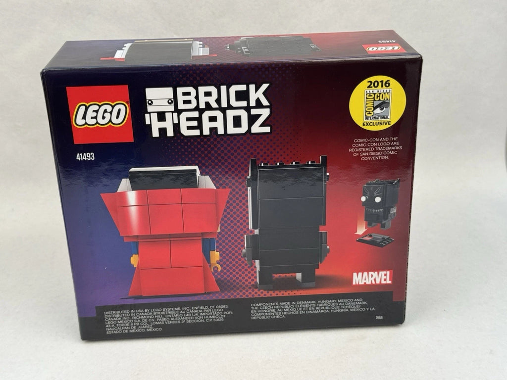 SDCC 2016 LEGO BRICKHEADZ 41493 Black Panther & Doctor Strange NEW SEALED