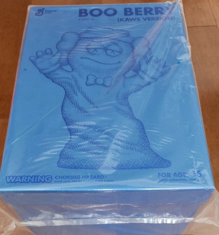KAWS BOO BERRY Soft Vinyl Figure NIB General Mills Medicom Toy / Art Toy