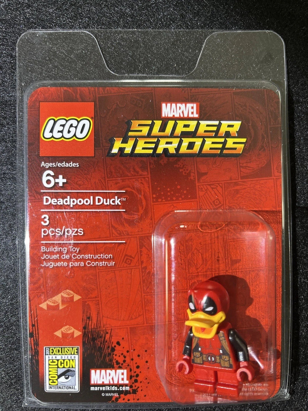 LEGO Deadpool Duck SDCC Comic-Con 2017 Minifigure