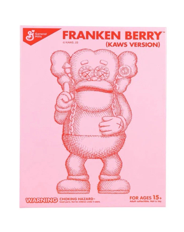 KAWS Cereal Monsters Franken Berry Figure
