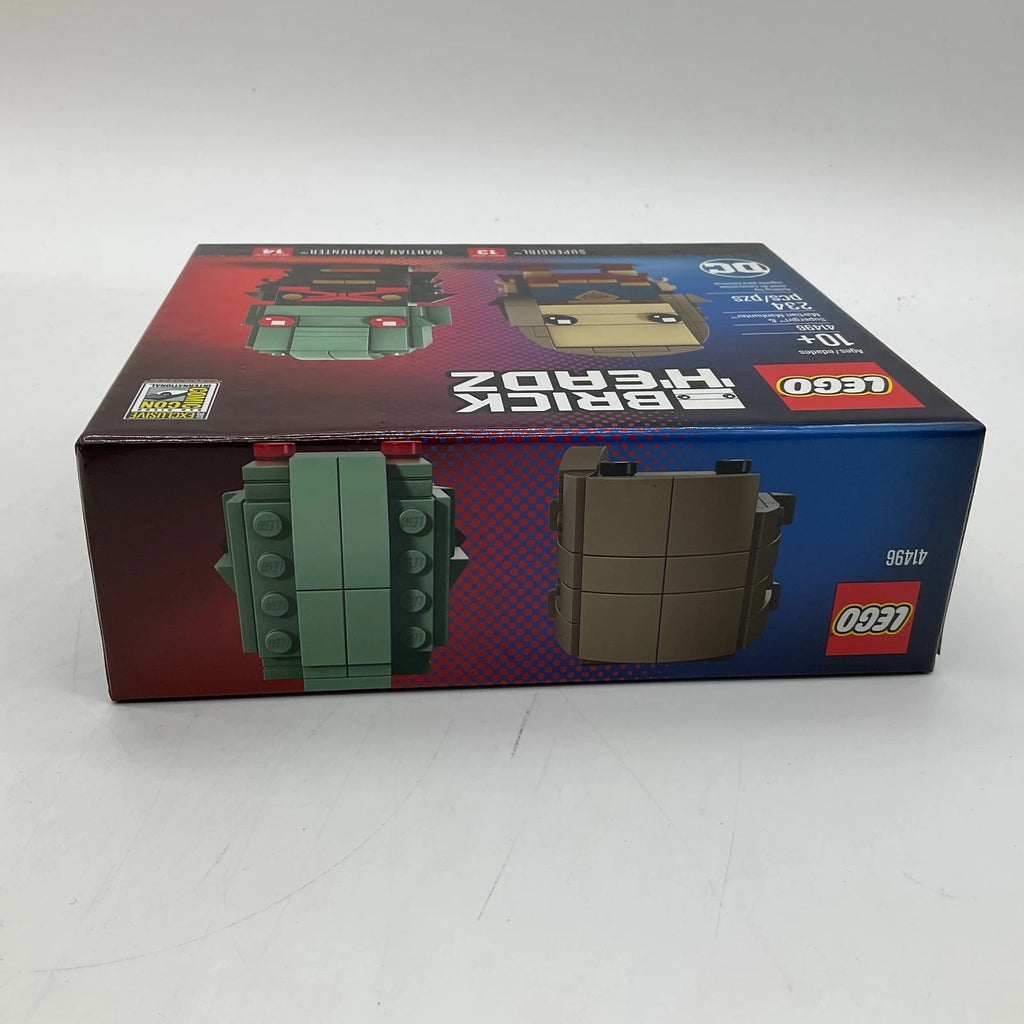 LEGO BRICK HEADZ SDCC 2017 EXCLUSIVE SUPERGIRL MARTIAN MANHUNTER SEALED #0060