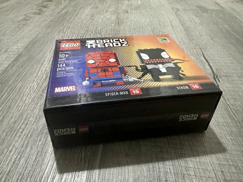 LEGO 41497 Brickheadz SPIDERMAN & VENOM SDCC 2017 Exclusive VERY RARE!